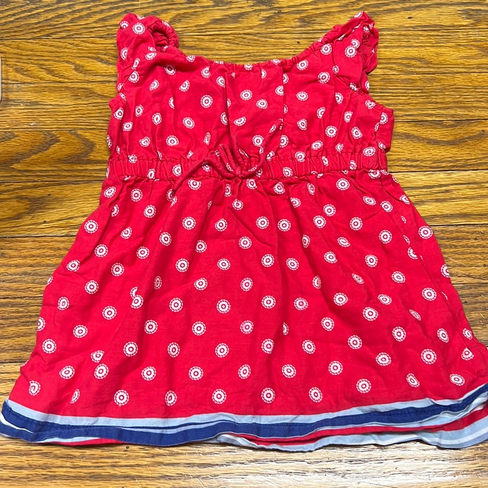 🌸3/$30🌸 OLD NAVY | red patterned sun dress